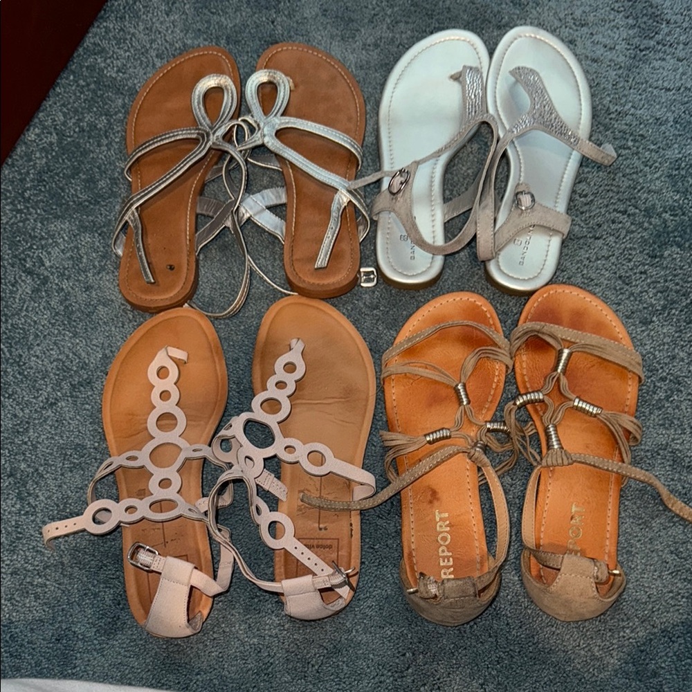 4 pairs of Women’s Sandals